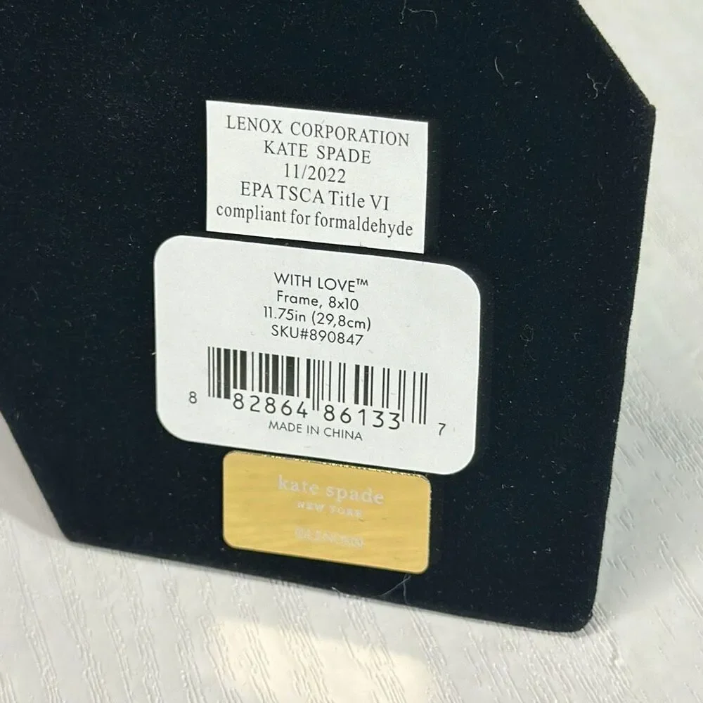 Kate Spade New York With‎ Love 8x10 Frame by Lenox